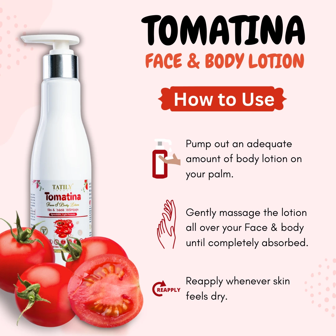 How to use Tomatina body lotion