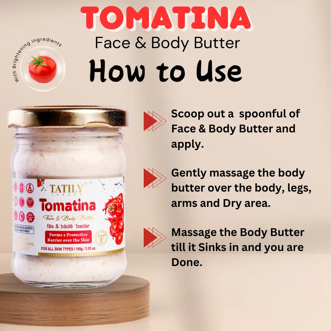 How to use Tomatina body butter