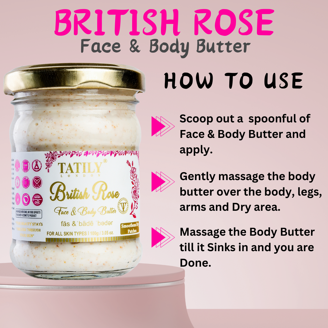 How to use British rose body butter