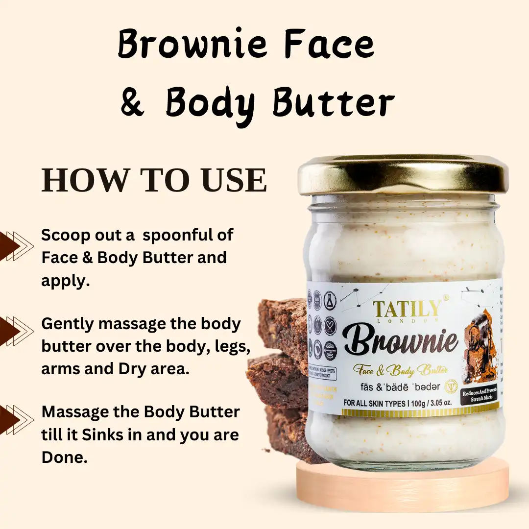 How to use Brownie body butter
