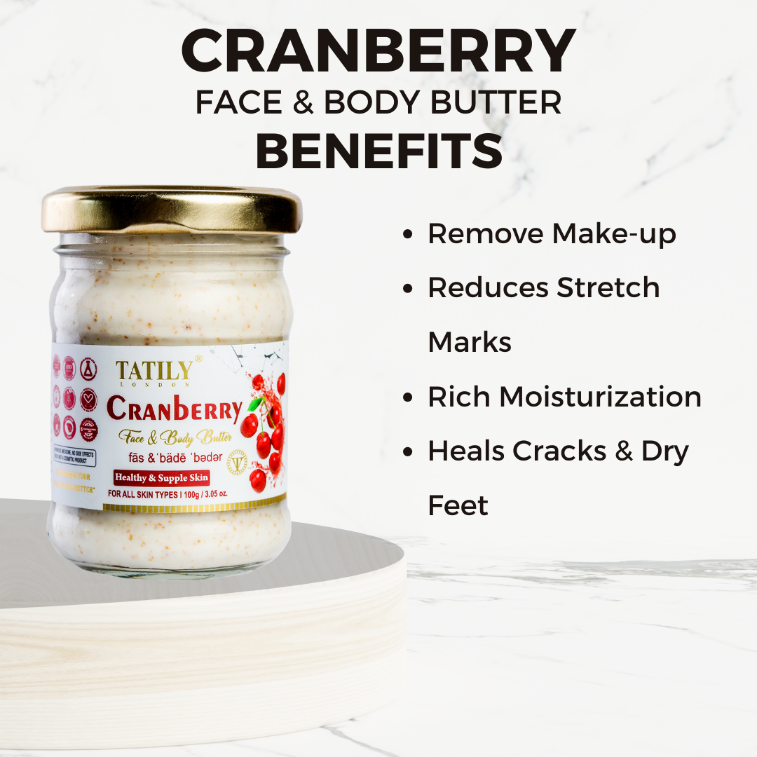 Cranberry body butter Benefits